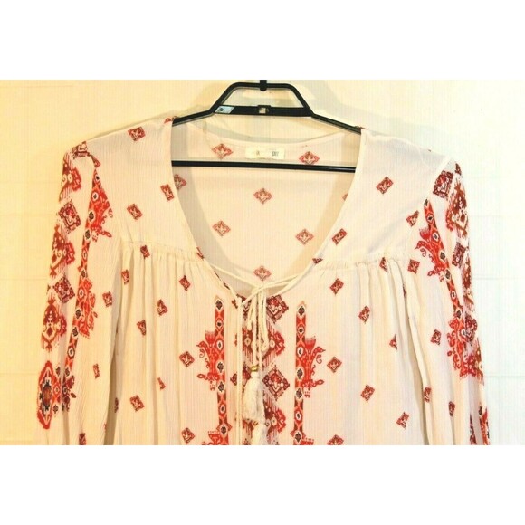 Taylor & Sage Dress Boho Tassel Bohemian Aztec Tribal Womens Size M - Picture 4 of 6